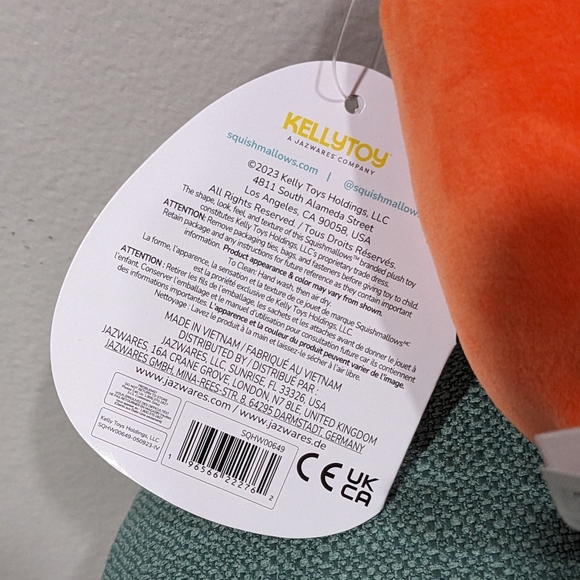 NWT Ernest Squishmallow 2023 Halloween Release 4" - Picture 4 of 4